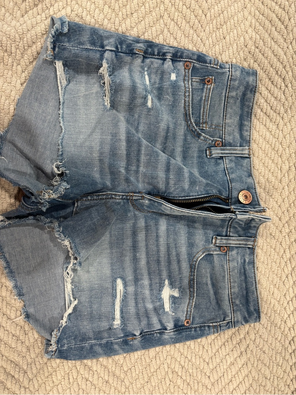 American Eagle Outfitters light blue denim shorts